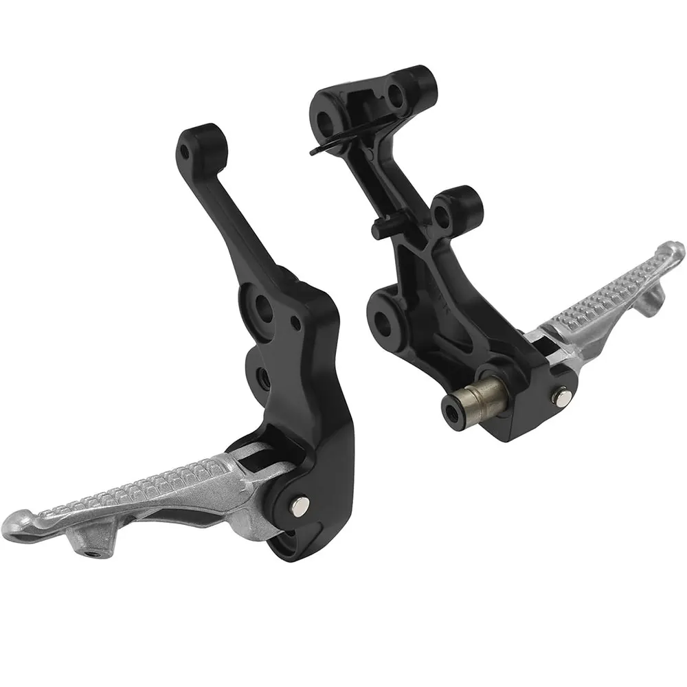 

Motorcycle Front Driver Foot Pegs Bracket Footrest Set Fit For Kawasaki Ninja 400 Z400 Ninja 500 Z500