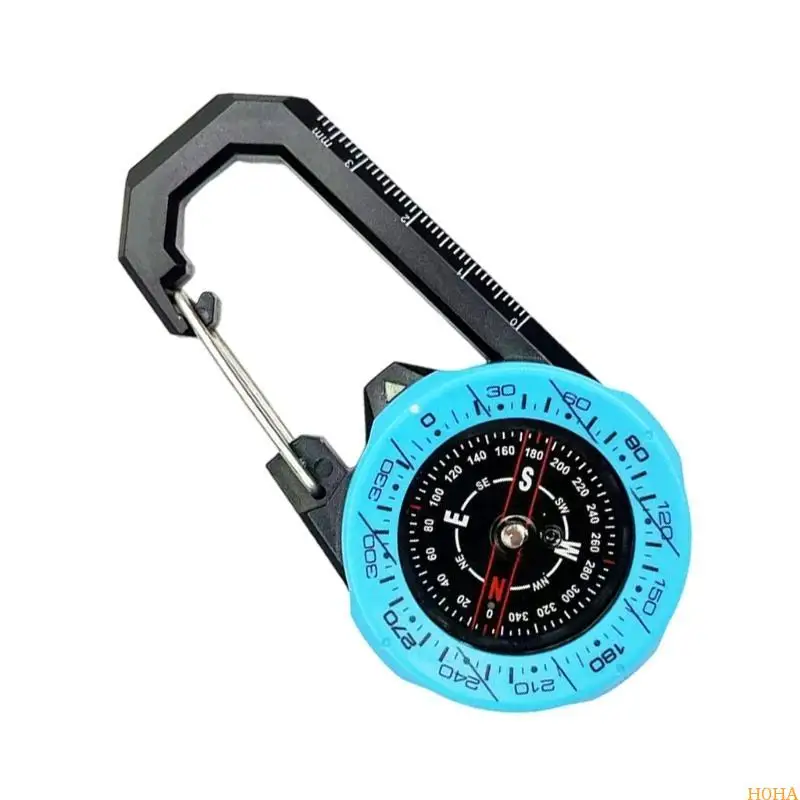 N0HA Buckle Type Componsses Portable Outdible Sports Directional Guide Carabiner Compassions