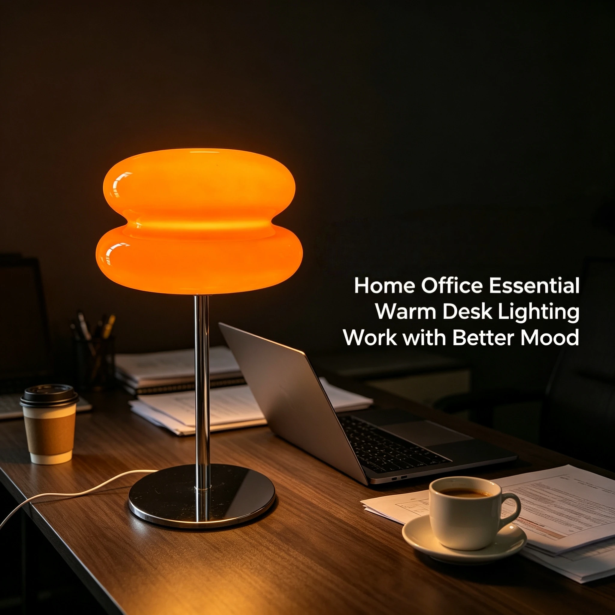 Retro Macaron Glass Table Lamp USB 5V Dimmable LED Night Light, Hand Blown Glass Shade Chrome Metal Base, Mid Century Modern Bedside Desk Lamp, Bedroom Living Room Decor Housewarming Gift