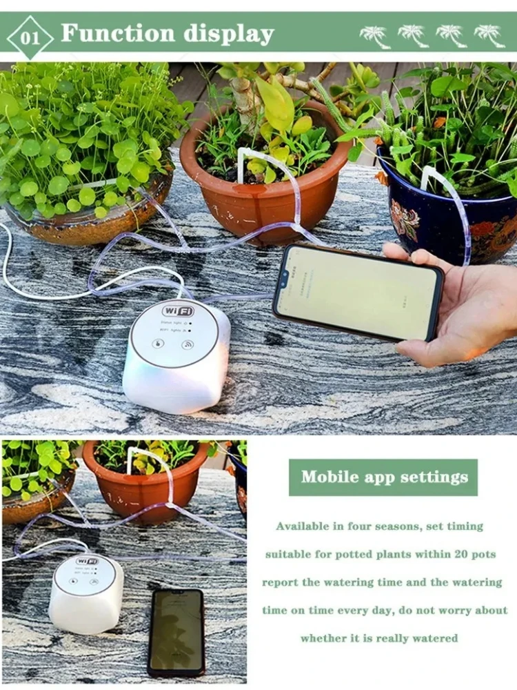 مجموعة ري أوتوماتيكية عبر واي - مراجعة Smart Garden Iot وسعره