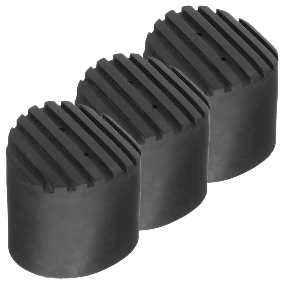 3Pcs Anti Slip Ladder Foot Pads Rubber Thickened Protective Covers Non Skid Stable Ladder Feet Protector Floor Protection Mat