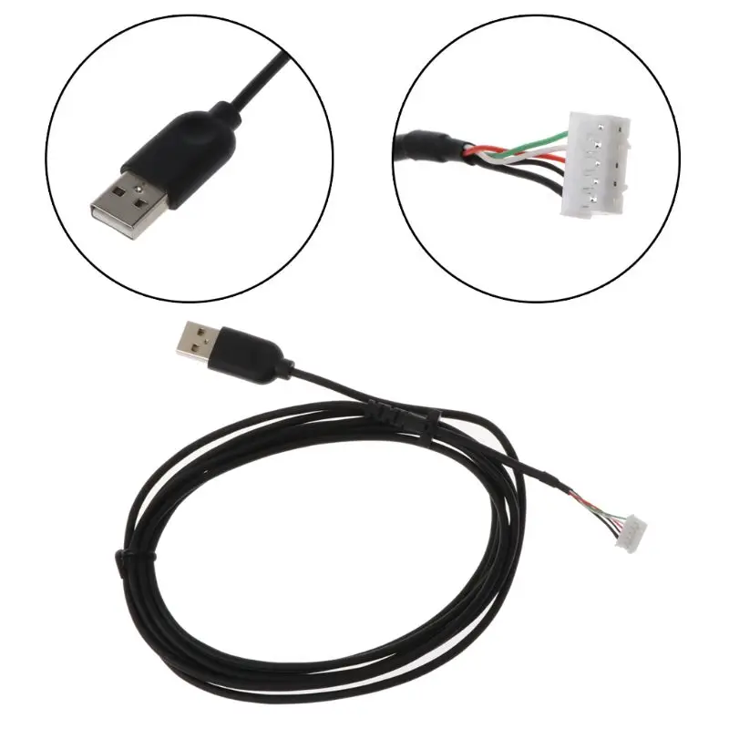 2022 New Durable USB Soft Mouse Cable Replacement Wire for logitech G102 Gaming Mouse