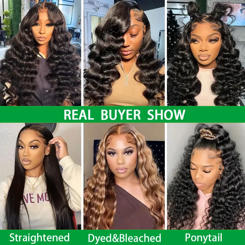 15A 루즈 딥 웨이브 번들 100% 인간의 머리카락 생 버진 처리되지 않은 확장 루즈 웨이브 번들 레미 더블 위브 도매