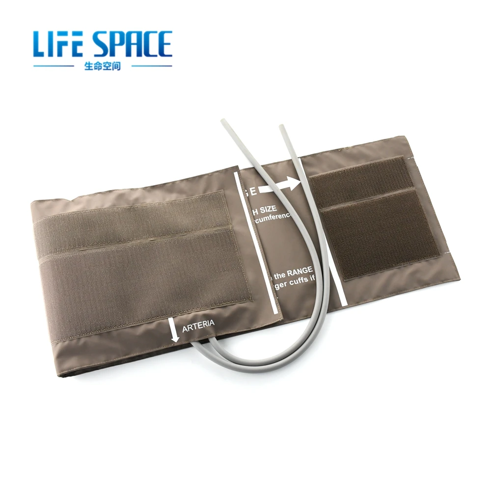 Tensiomètre numérique à double tube pour adulte, brassard tonomcirculation, sphygmomanomètre, BP mètre, cuisse 46-66cm, toxique, plus de graisse FF