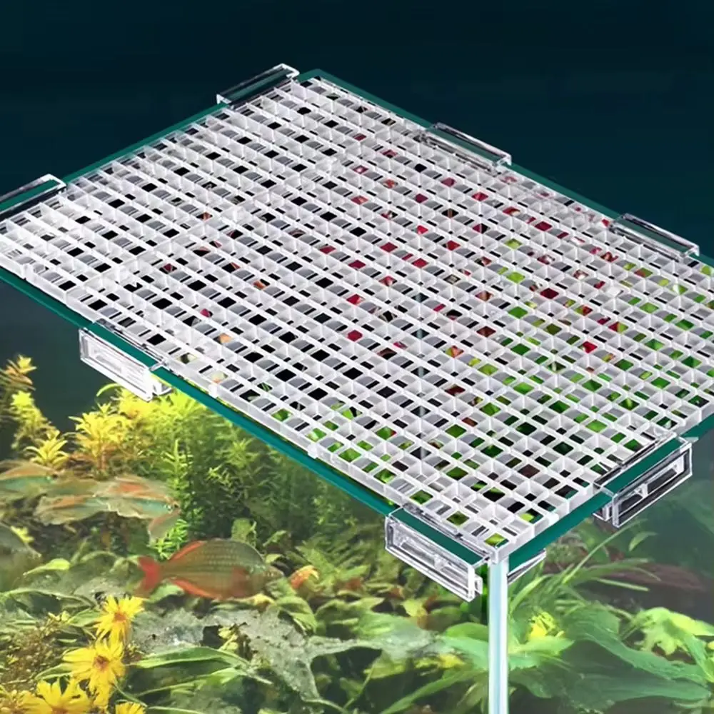 30x15/30x30cm Fish Tank Isolation Plate Detachable Spliceable Hollow Bottom Filter Plate Bottom Filter for Aquarium