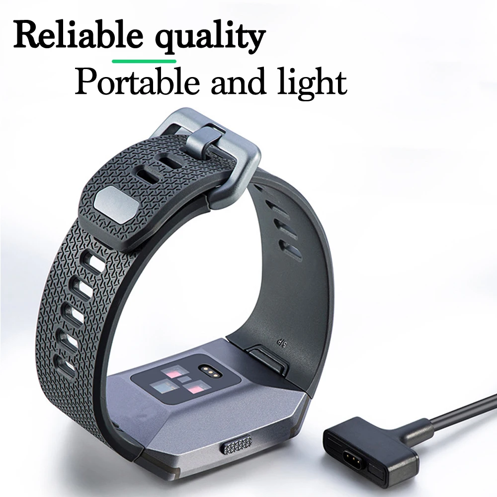 USB Magnetic Charger Dock Portable Power Adapter Safety Fast Charging Cable For Fitbit Ionic Smart Watch