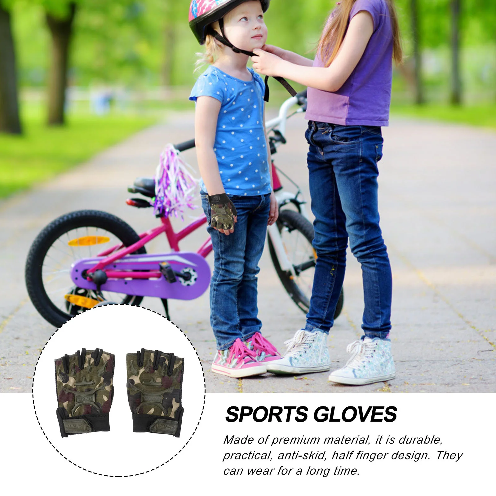 Monkey Bar Gloves Baby Mittens Kids Half Finger Sports Children Man Fingerless for Men