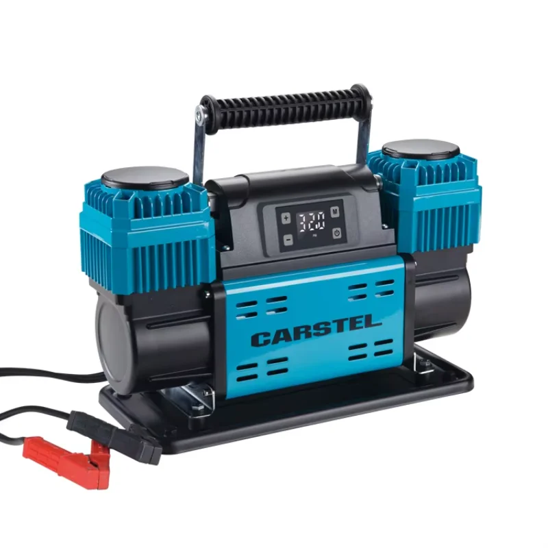 Double 60 mm cylinder with por   air compressor with digital display