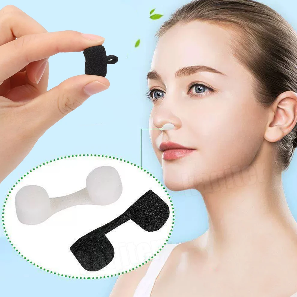 10PCS Sponge Nasal Plug Anti-pollution Nose Filters Sponge Anti-dust Prevent Pollen Allergy Sponge Nose Plugs PM2.5 Dust Filter