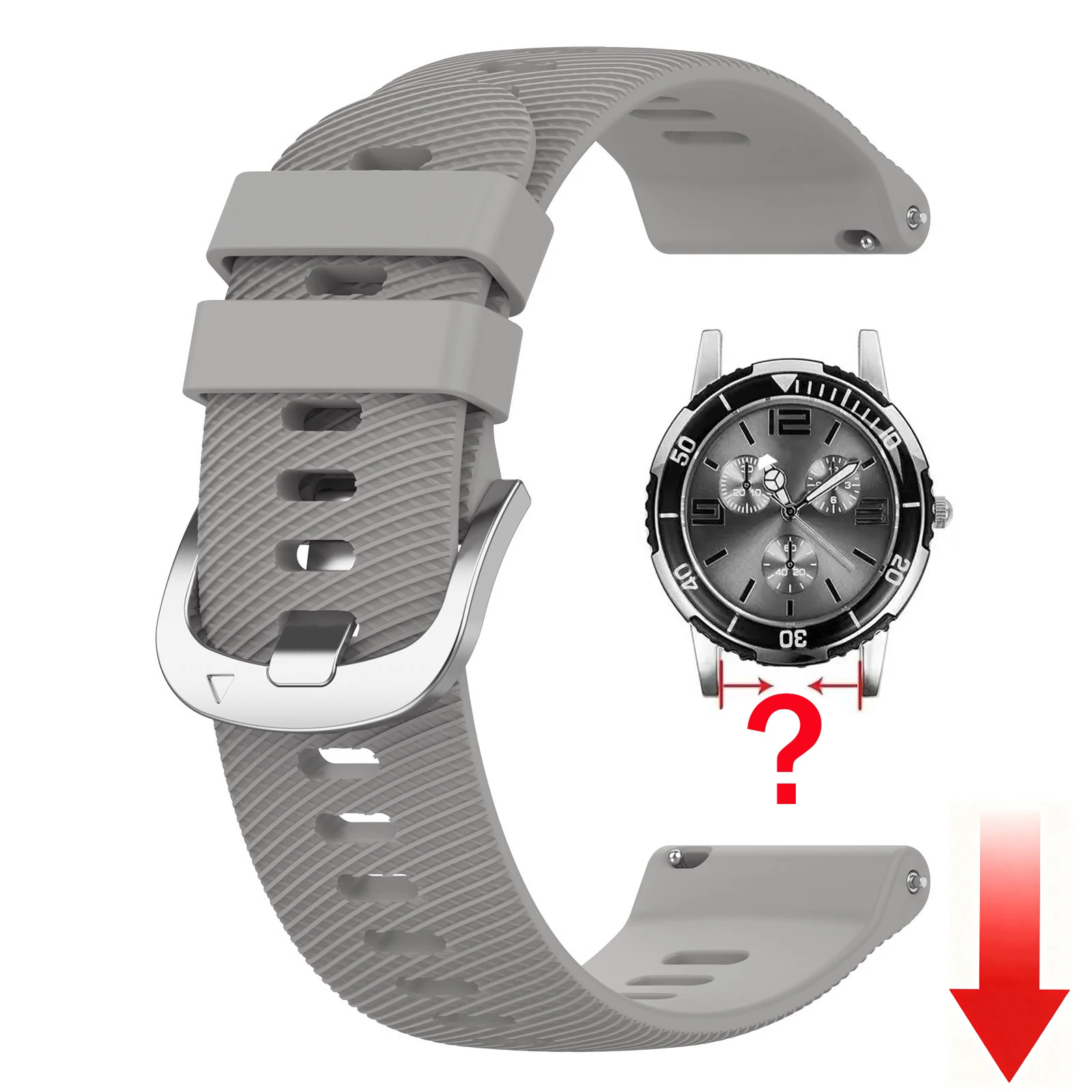 18mm 20mm 22mm Silikonarmband für Garmin Forerunner 255 255S 245 165 158 55/ Venu 4 3S 2S 2Plus /Vivoactive 6 5 4 3 Uhrenarmband