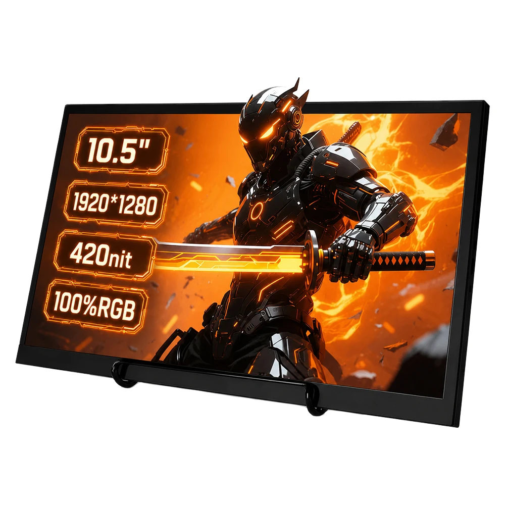 SOYO Tragbarer Monitor, 10,5 Zoll, externer Bildschirm, FHD-Display mit 100 % sRGB-Farbraum, Gaming-Büro-Display für Laptop, Xbox, PS5