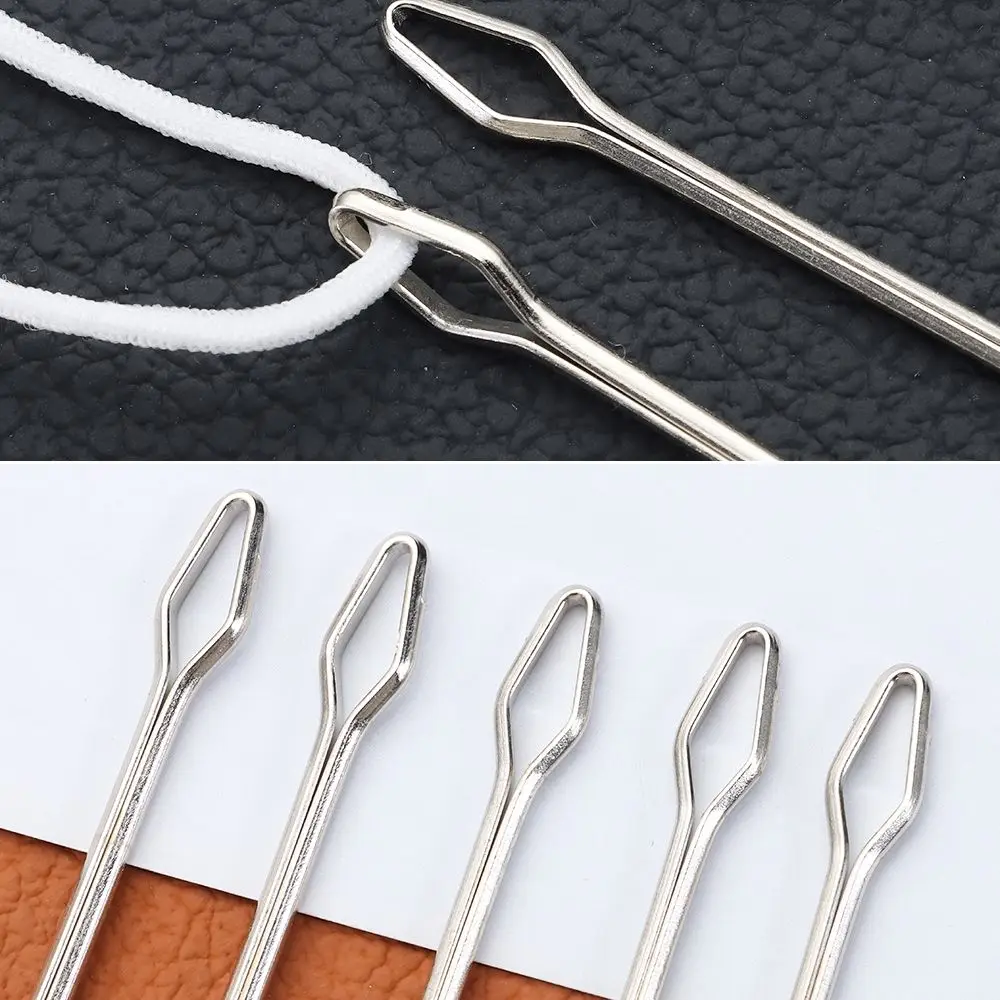 Tools Self-Locking Sewing Accessories Easy Threaders Wearing Threaders Guide Stainless Steel Elastic Rope Threader