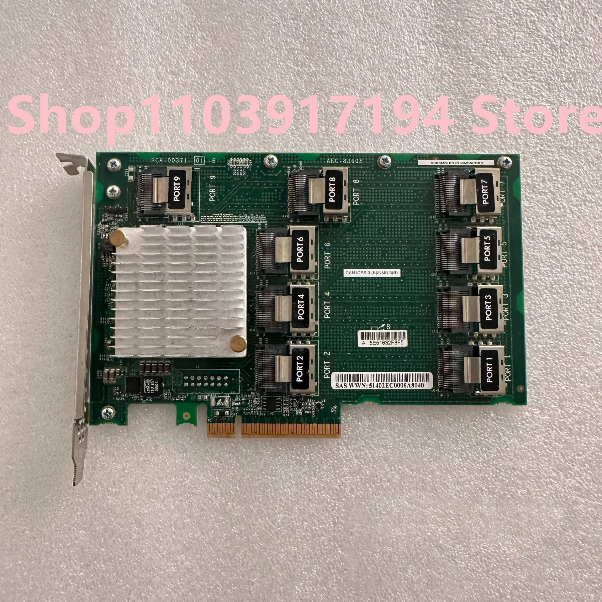 

FOR HP DL380 G9/G10 761879-001 AEC-83605/HP 876907-001 727252-001 727253-001 Hard disk 9-port Expansion card