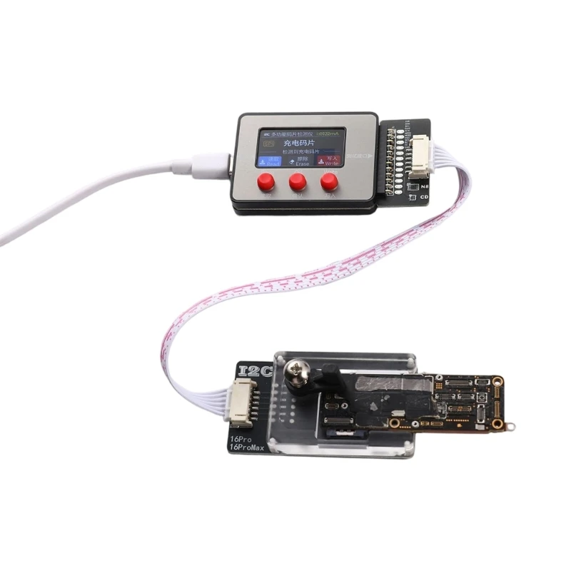 Pack Of 1 Set Code Chip Reader Writer Fixture For Accurate Battery Cycle Count Adjustment On Latest Phones