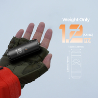 FLEXTAIL ZERO PUMP - 34g Camping Air Pump,  Portable Electric Inflator for Sleeping Pads, 1 Rechargeable Battery Included