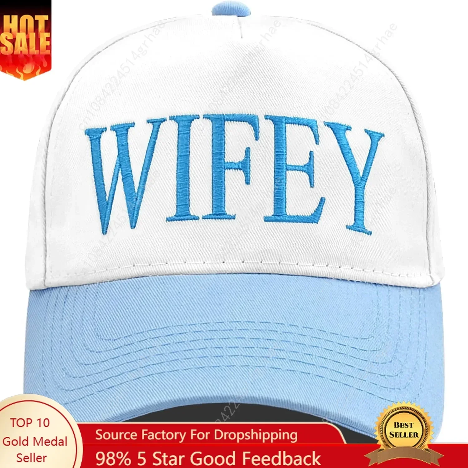 

Hubby and Wifey Gifts Hat for Bridal Shower Gifts, Adjustable Couples Hat for Wedding Honeymoon Anniversary for Newlyweds
