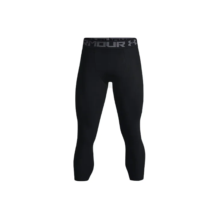 Under Armour HeatGear Sports Pants Men's Black Moderate Cuffed Pants 1364602-001