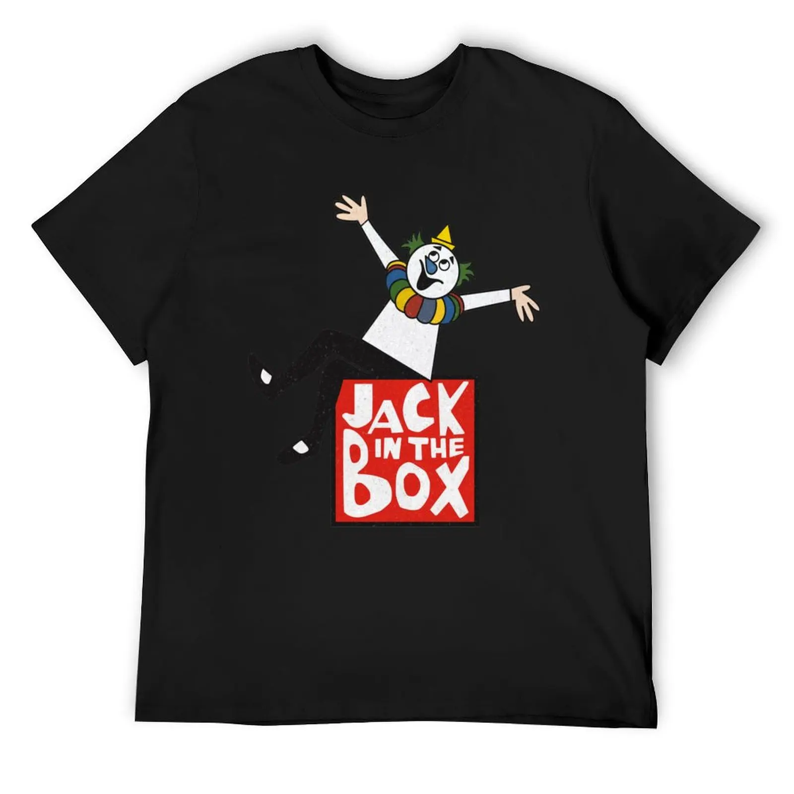 

Футболка с талисманом «Defunct Late 70-х» Jack In The Box Burger Restaurant, футболки с рисунком, новое издание, футболки для мужчин