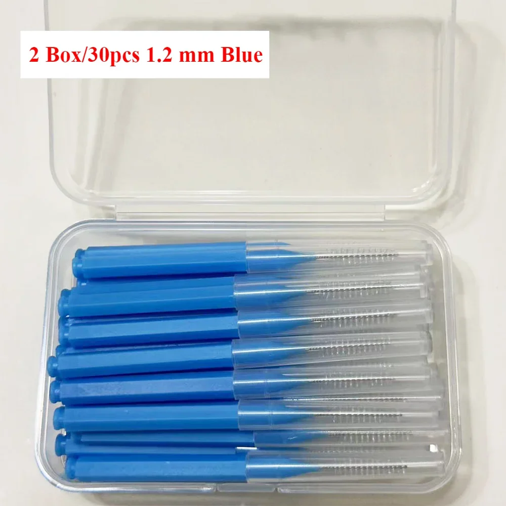 30pcs Interdentale Borstels Tandheelkundige Borstel Tanden Voor Tandheelkundige Orthodontische Schoon Tanden Schoonmaken Gereedschap Zachte Borstels