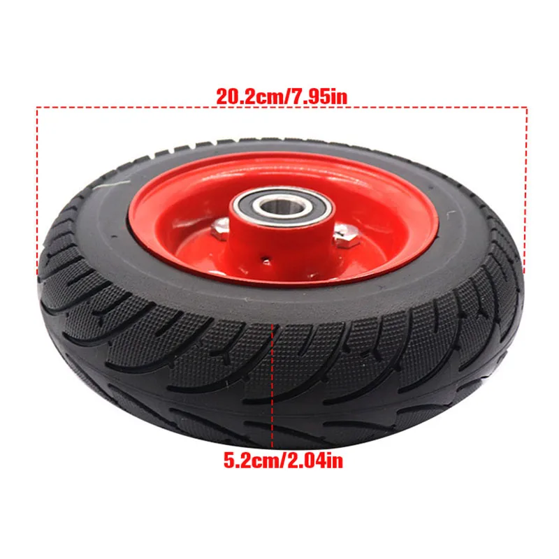 New New 8 inch Wheel Scooter solid tyres 200x50 wheels electric wheel hub non-pneumatic tires for Electric Scooter