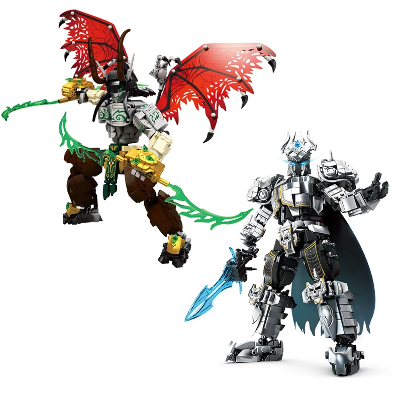 

В НАЛИЧИИ: Конструктор MOC Creativity Illidan Stormrage Mech, Кирпичики Lich King, Сборные игрушки для детей, Подарочный набор на день рождения