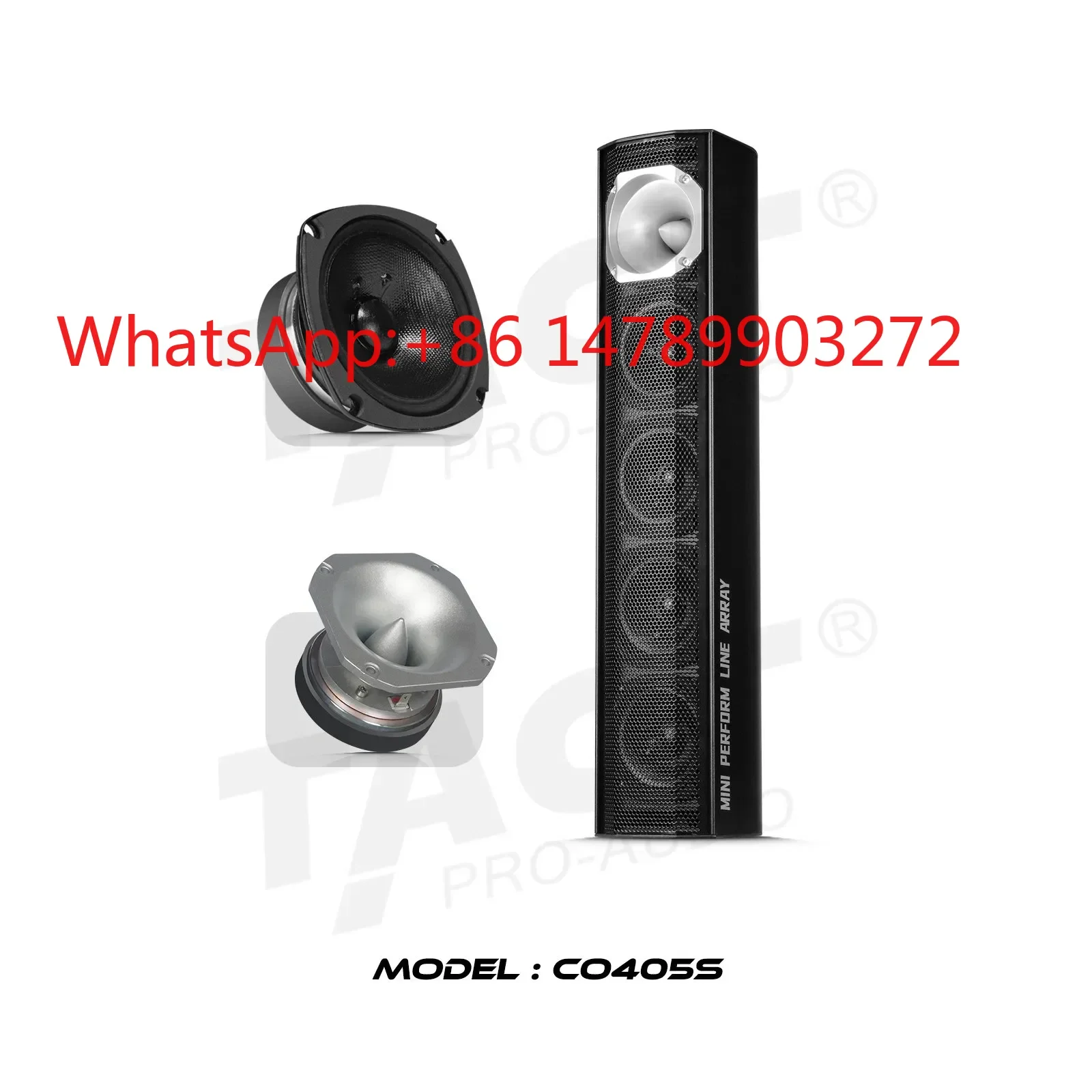 

Professional Grade Waterproof Column Speaker 1 Top+1 Sub Outdoor Stage Audio System