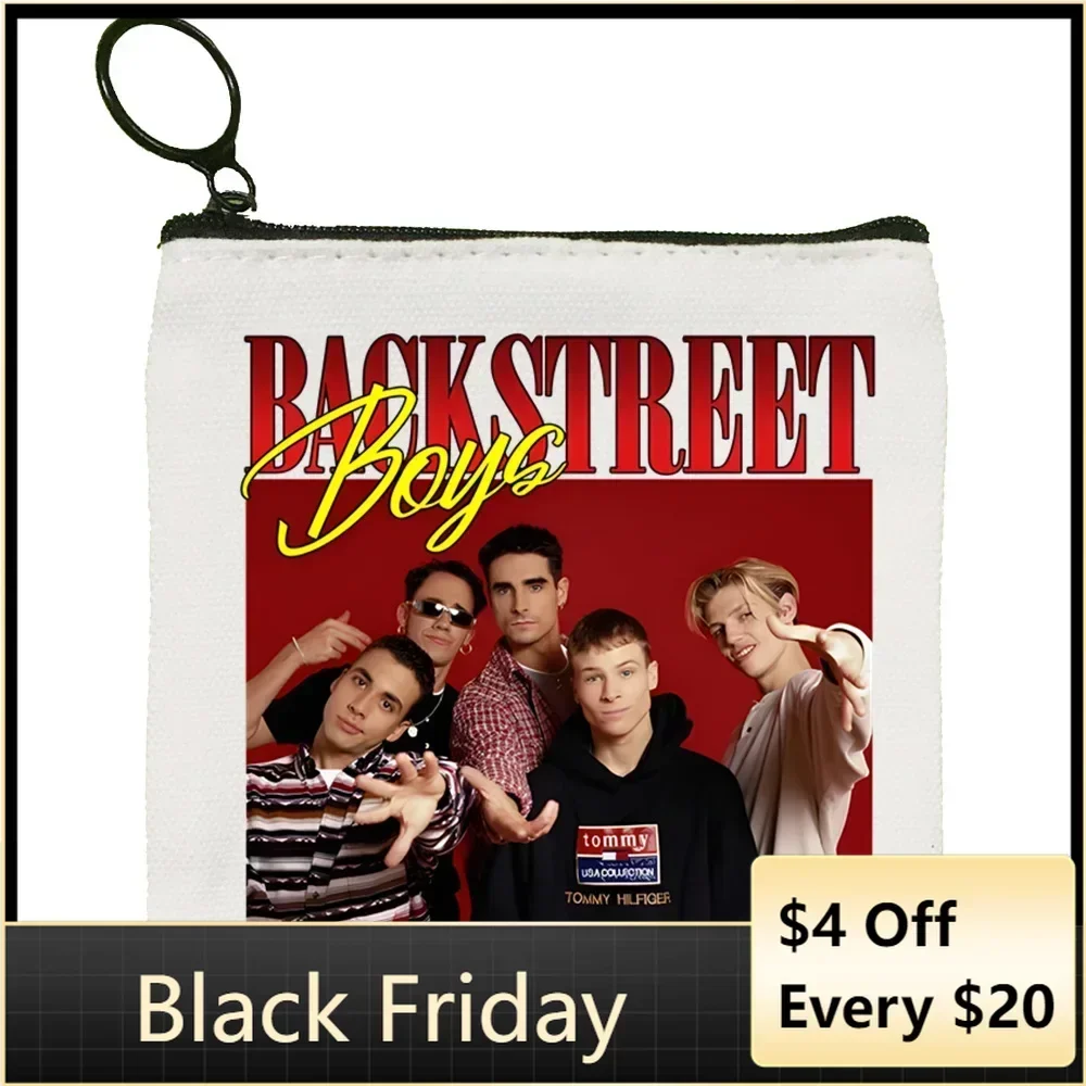 Backstreet Boys World BSB Music Band Canvas Coin Purse Clutch Printing Cloth Coin Purse Student Case Customization