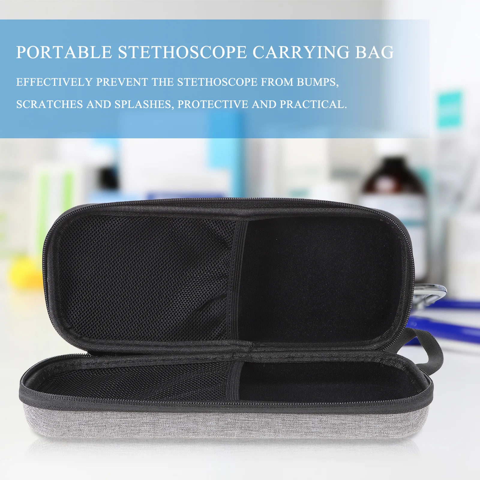 

Stethoscope Case Large Capacity Protective Storage Bag For Nurse Accessories Portable Medical Tool Organizer Nursing School