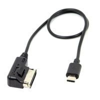 Media In AMI MDI USB-C USB 3.1 Type-C Charge Adapter Cable For Car VW AUDI 2014 A4 A6 Q5 Q3 Q7