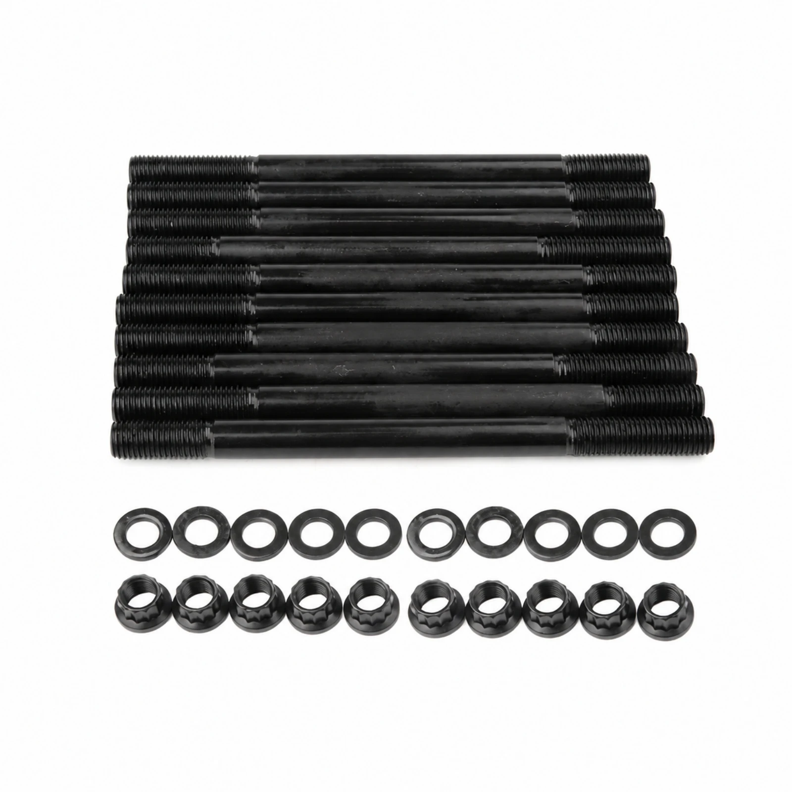 10 Pieces Engine Bolt Set Replacement Japanese Automaker Civic Cylinder Head Stud Engine Hardware Easy to Install