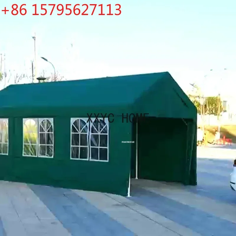 

Home Patio Gazebos Modern Outdoor Carport Mobile Garage Awning Rainproof Sunproof Tent Simple Villa Garden Open Space Pergola GL