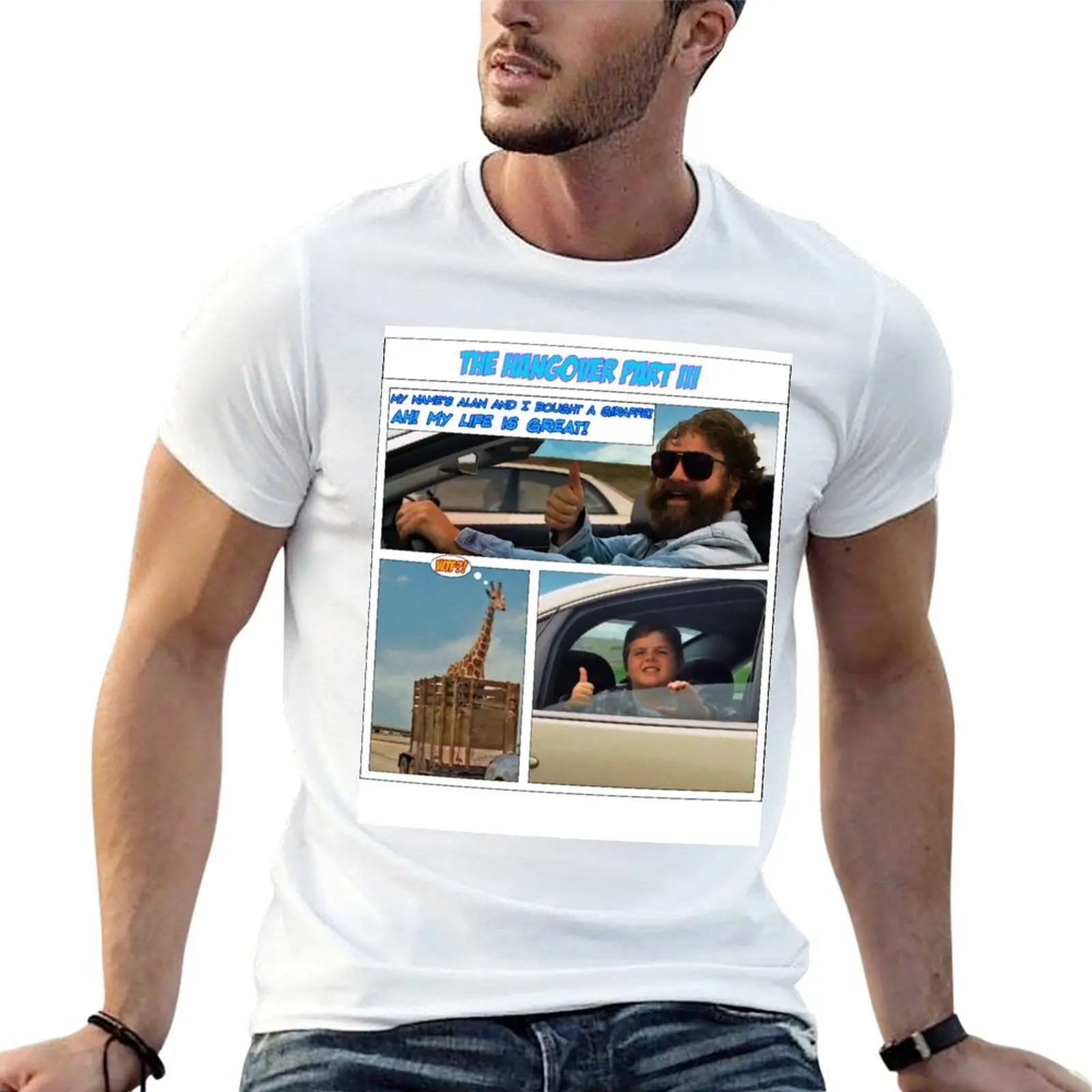 

The Hangover Part III T-Shirt funny t shirts dark humor cotton tshirt 100% T-Shirt