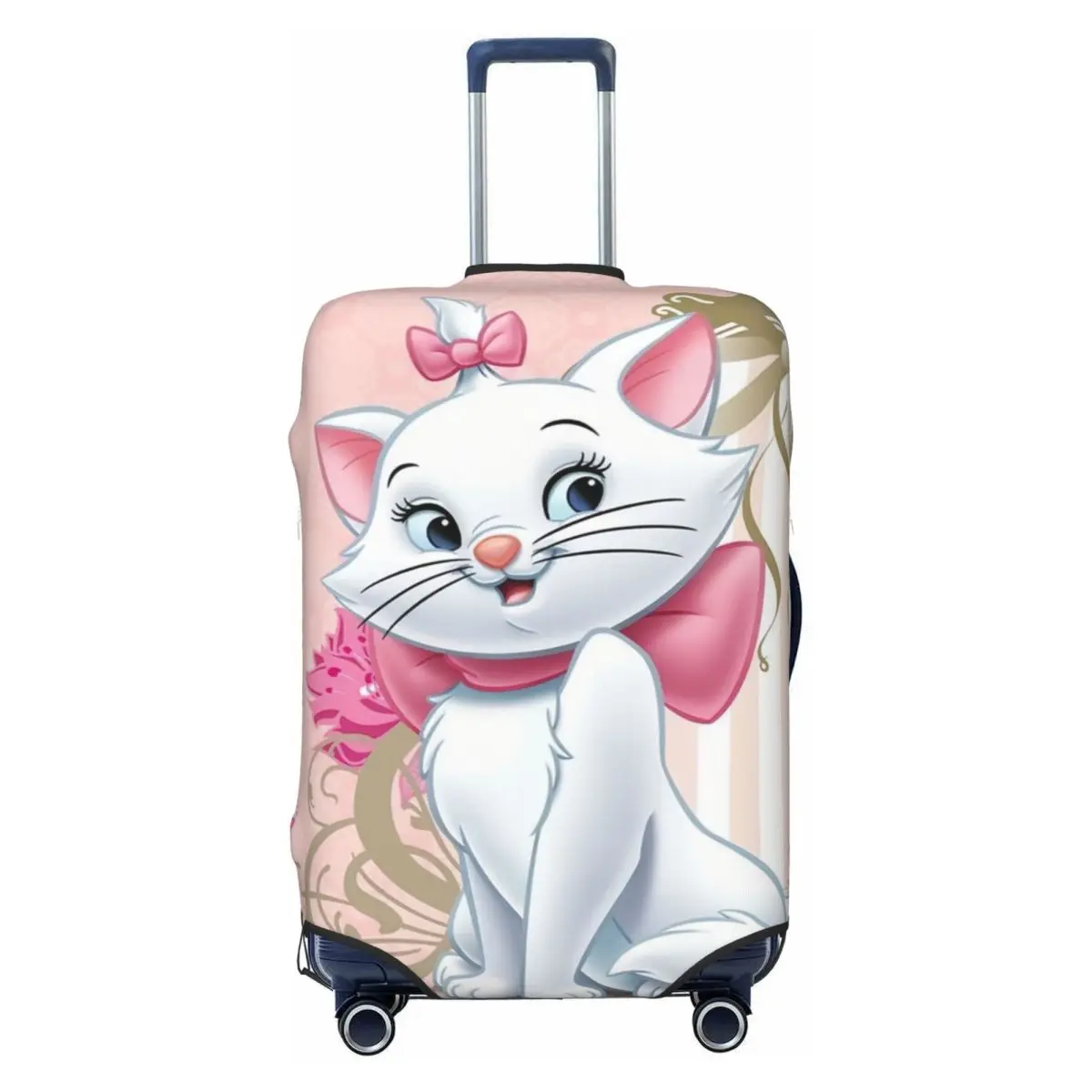 

Cute Marie Cat Aristocats Luggage Cover Elastic Cartoon Kitten Travel Suitcase Protective Covers Suit For 18-32 inch