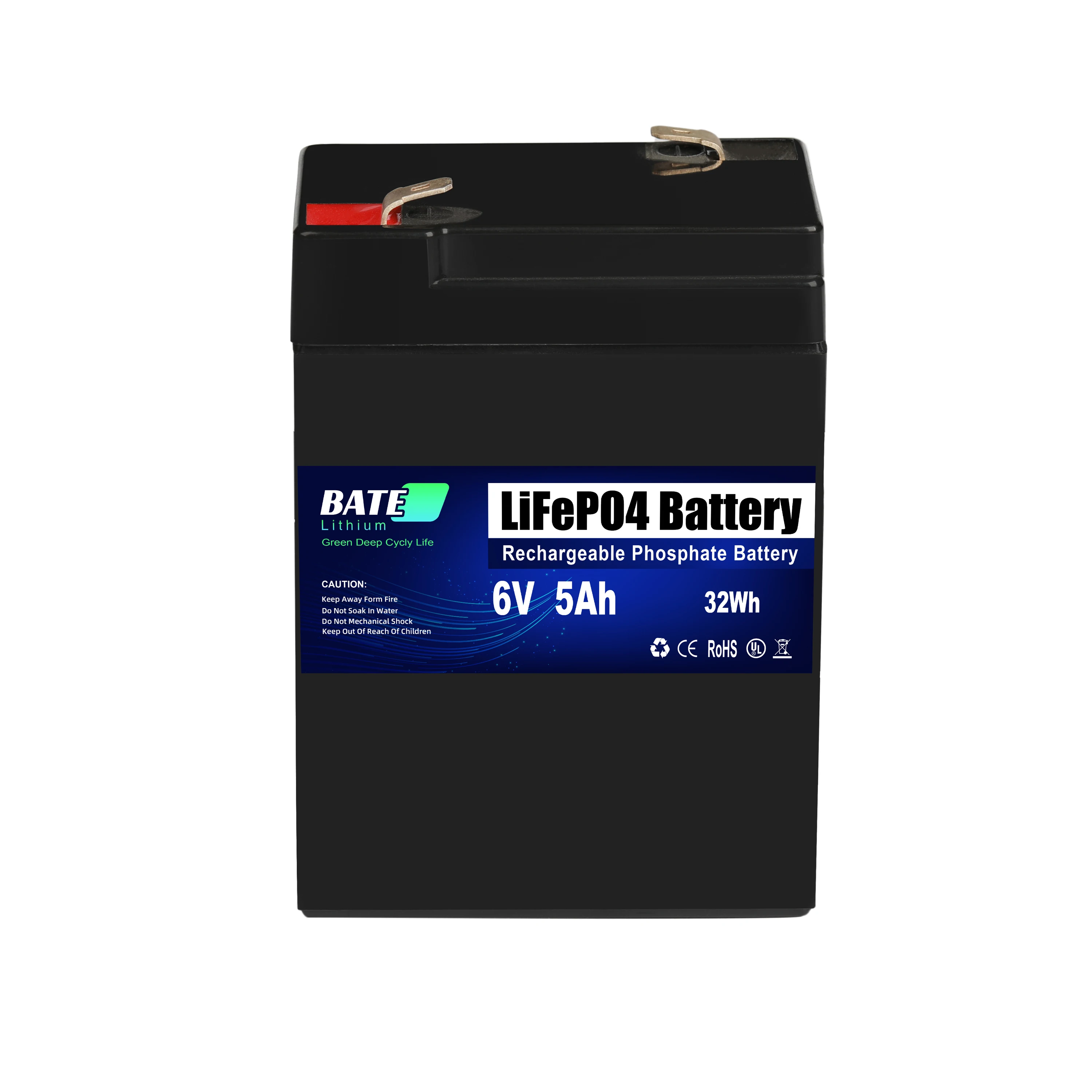 Electric Vehicle Battery Rechargeable Lithium Lipo Battery 6v5ah Factory Price Customized Ce 6v5ah Lifepo4 Battery Pack 1 Years