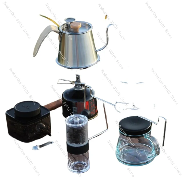 Coffee test tool, hand brewing pot, bean grinder, filter cup, sharing pot, full series