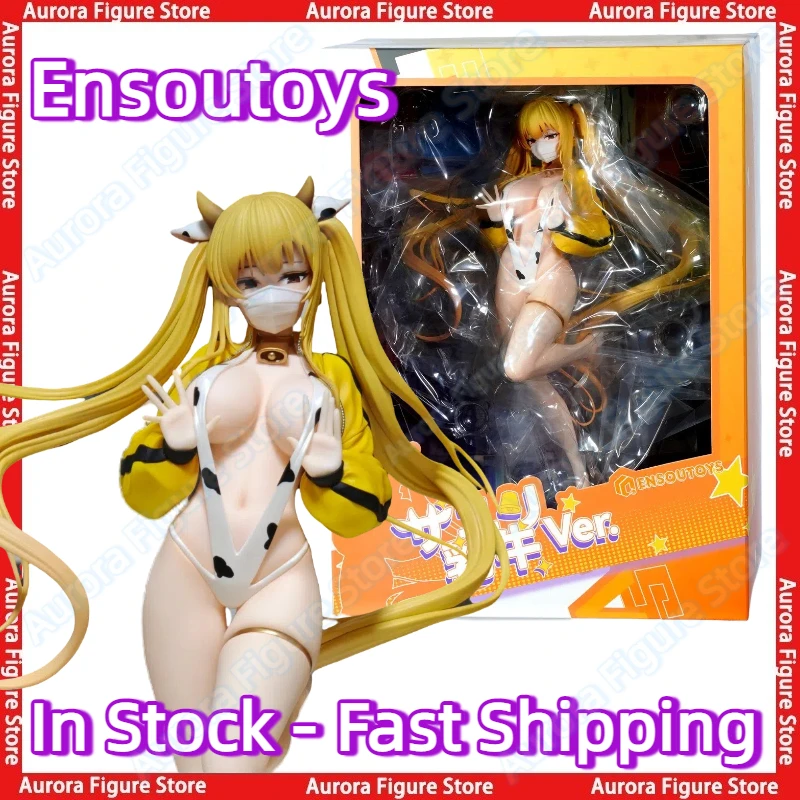 

In Stock ENSOUTOYS 1/7 Sayuri Dairy Cow Ver Ping Rouge Sexy Girl Doll Figure Anime Figures Toys Models PVC Gifts Collector