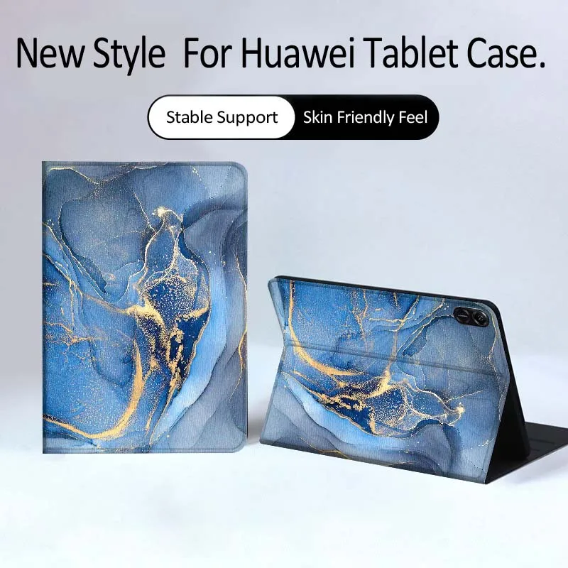 

Black White Gold Marble For Huawei MatePad Pro Air 12 X Honor Pad 8 V8 9 13 GT GT2 3 12.6 13.3 Inch Tablet Case