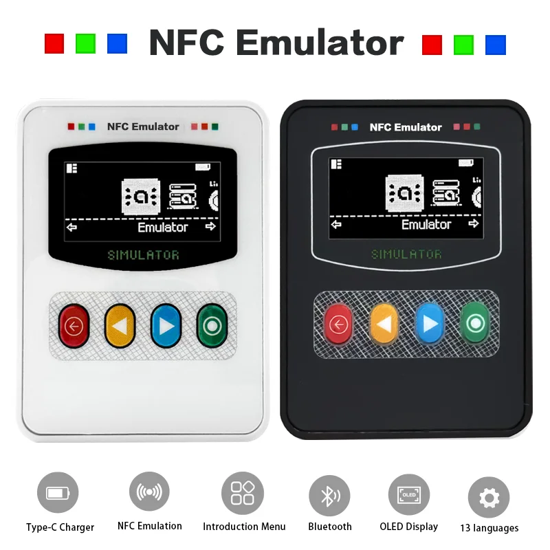 Nouveau pour Amiibotool Pixl.Js iNFC émulateur intelligent OLED HD accessoire d'émulateur intelligent pour Switch/Switch2 3DS Wii U IC/NTAG accessoires