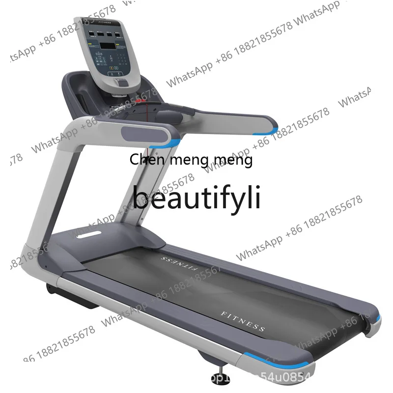 

Adjustable Resistance Walking Machine Fitness Equipment Commercial Large Shock Absorption Treadmill