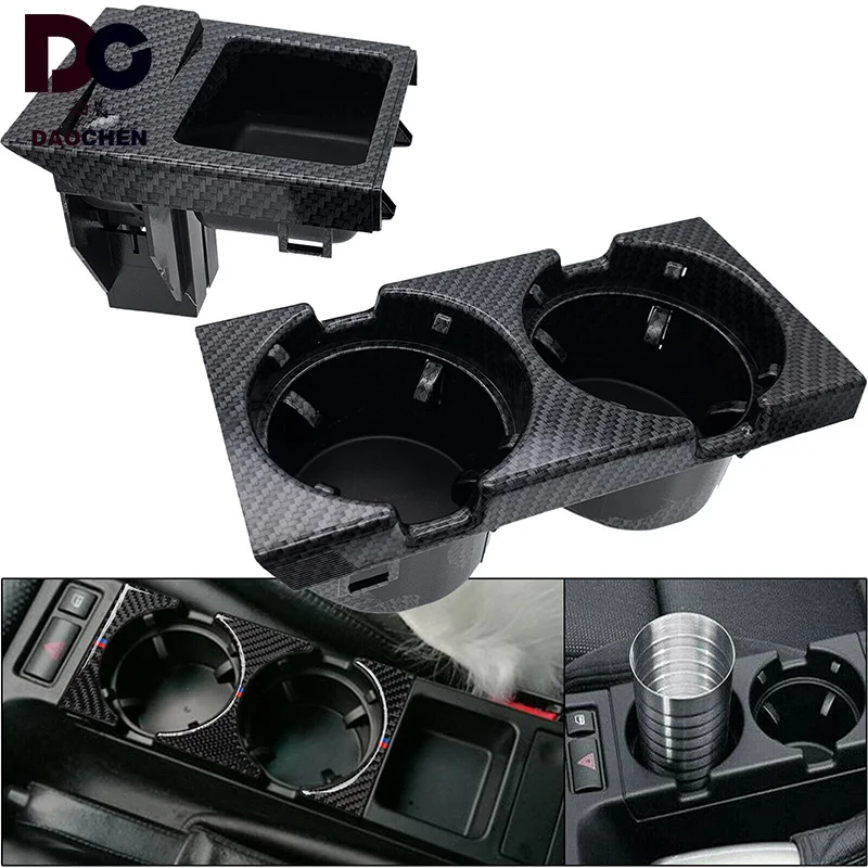 

Car Black Center Console Water Cup Holder Beverage Bottle Holder Coin Tray For Bmw 3 Series E46 323i 318I 320I 98-06 51168217953