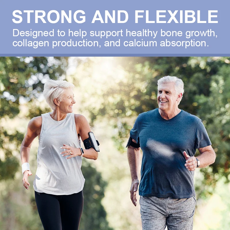 Collagen Bone Complete Capsules Formula with Plant Calcium & Magnesium for Bone Growth Collagen Production Calcium