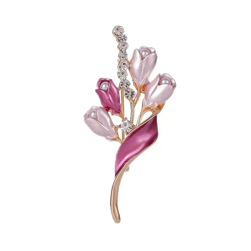 1Pc Vibrant Flower Brooch for Men Women Eye-Catching Accessory for Stage&Special Occasions Memorable Gift Item 2026 Trend