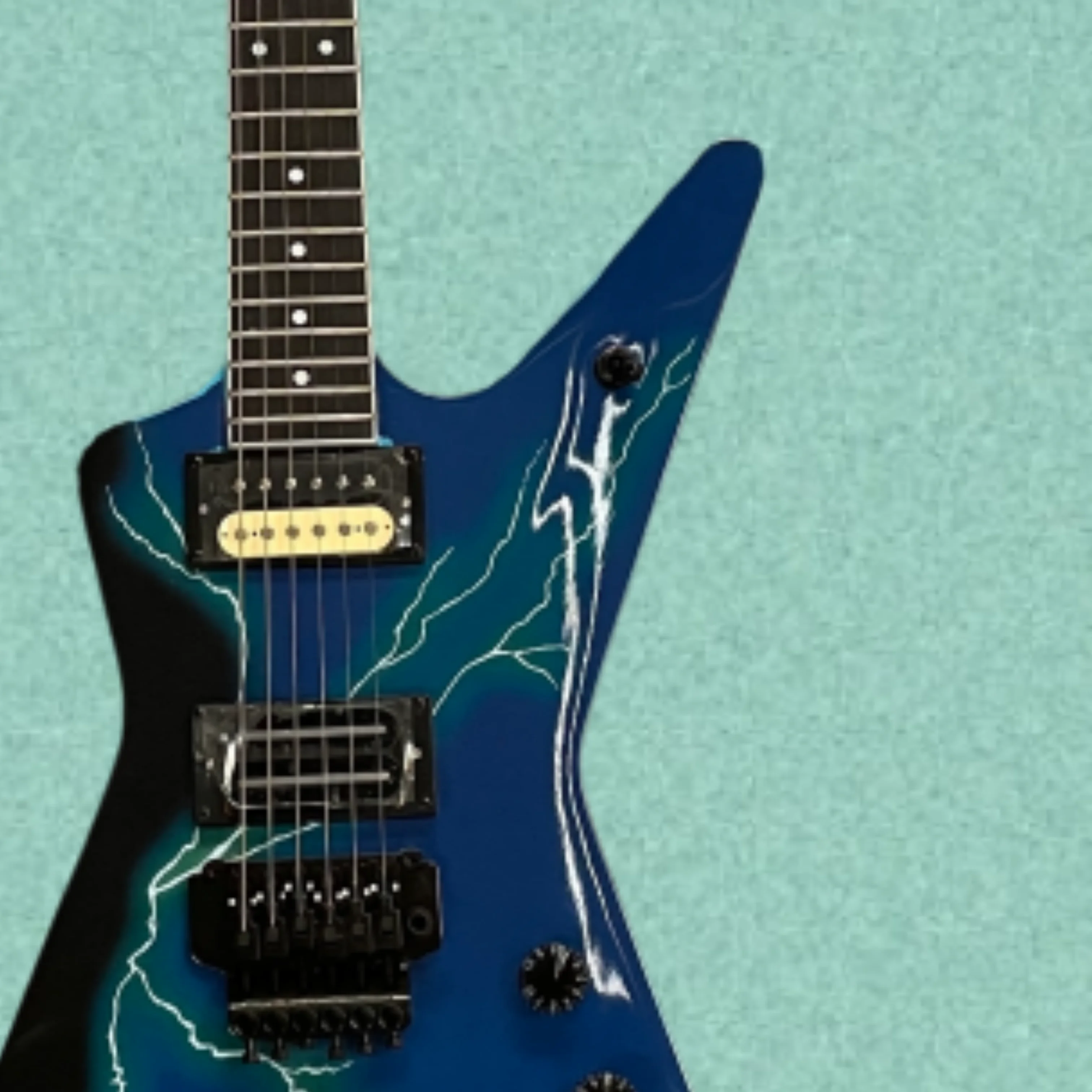 New six-string electric guitar with mahogany body, multi-knob volume control guitars, Professional-grade speed-picking guitarra