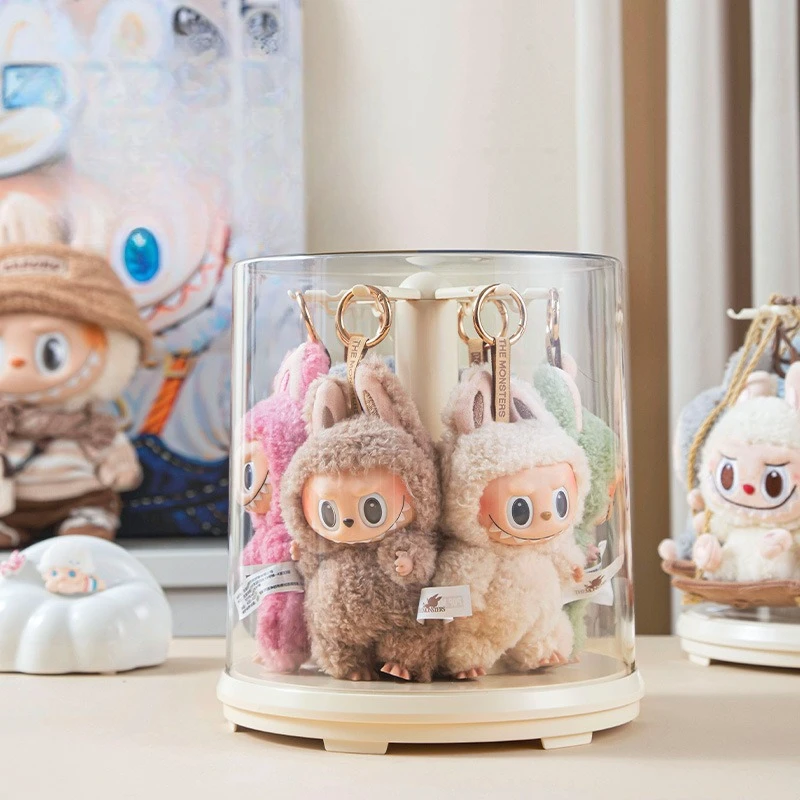 360 °   Présentoir rotatif pour jouets en boîte aveugle, mallette de rangement en acrylique Transparent, organisateur pour Collection de figurines en vinyle de 7 à 10cm