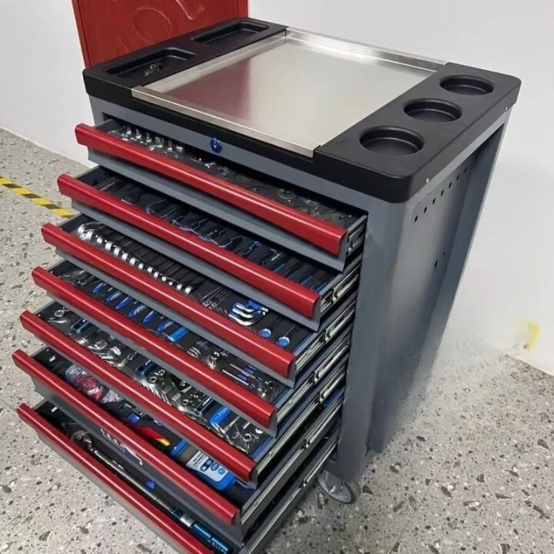 

521 special tool carts for auto repair, high-strength and thickened sets, movable 7-layer drawers for maintenance