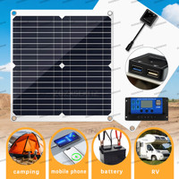 1000W Solar Panel 12V Solar Cell 10A-100A Controller Solar Plate Kit For Phone RV Car Caravan Home Camping Outdoor Battery