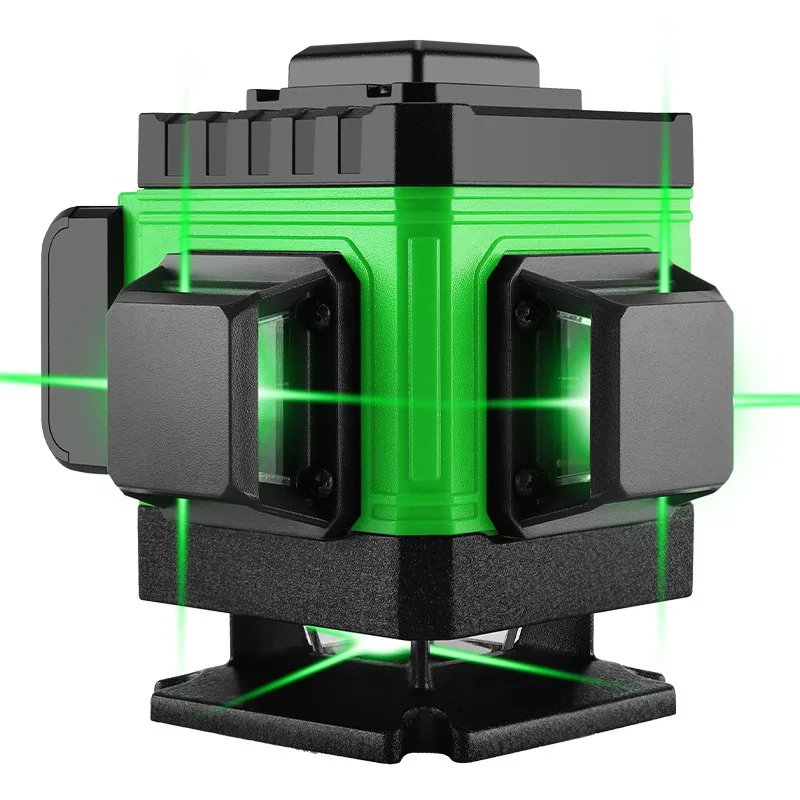 Effective 12Line Infrared Level High-precision Strong Light Fine Line Laser Wall-mounted Outdoor Green Light Automatic Level