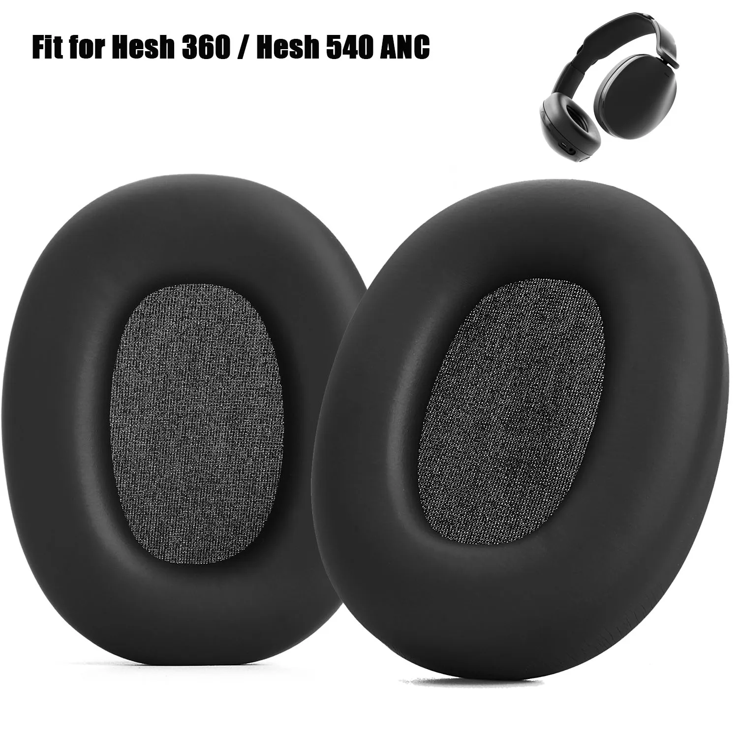 Hesh360 Earpads for Skullcandy Hesh 360 & Hesh 540 ANC Wireless Headphones Memory Foam Ear Pads Cushions Earmuff Hesh540
