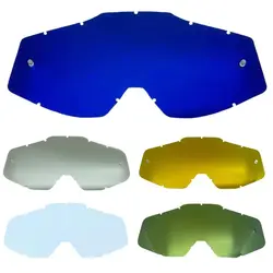Çok renkler gözlük Lens için açık spor güneş gözlüğü motosiklet motosiklet Motocross Dirtbike evrensel Helment aksesuar