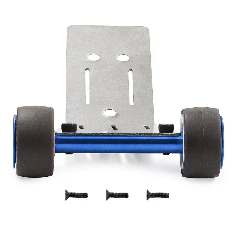TRX4 Mini Maxx Monster Truck Upgrade–Lightweight Aluminum & Stainless Steel Wheelie Bar W207 for Better Stability